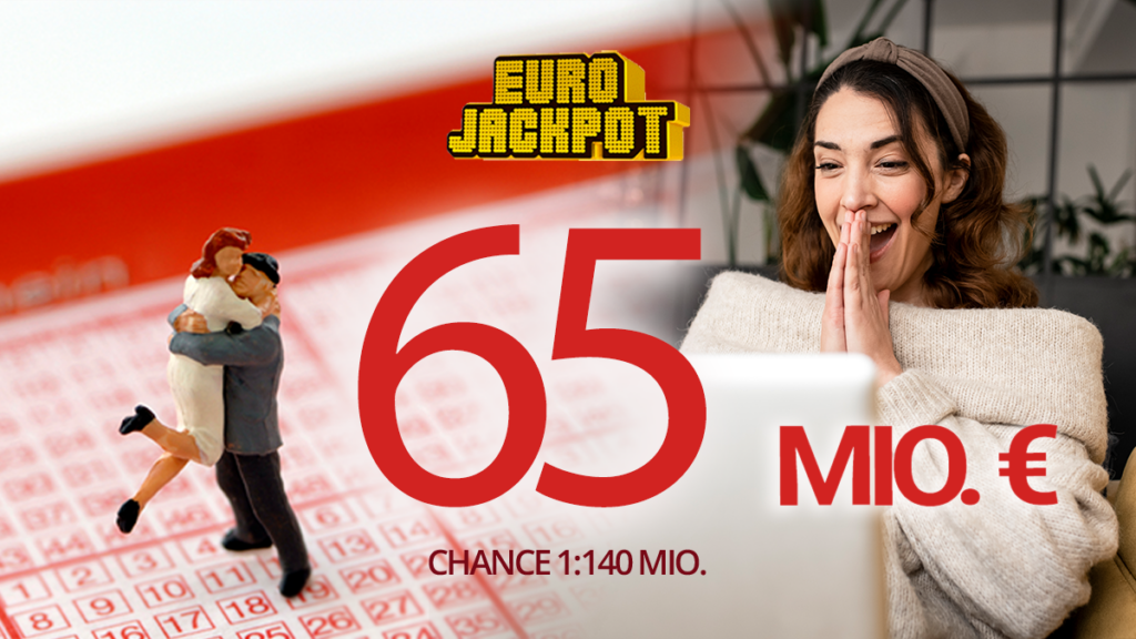 der eurojackpot steigt und steigt in der ziehung heute warten 65 millionen euro | Der Eurojackpot steigt und steigt! In der Ziehung heute warten 65 Millionen Euro |