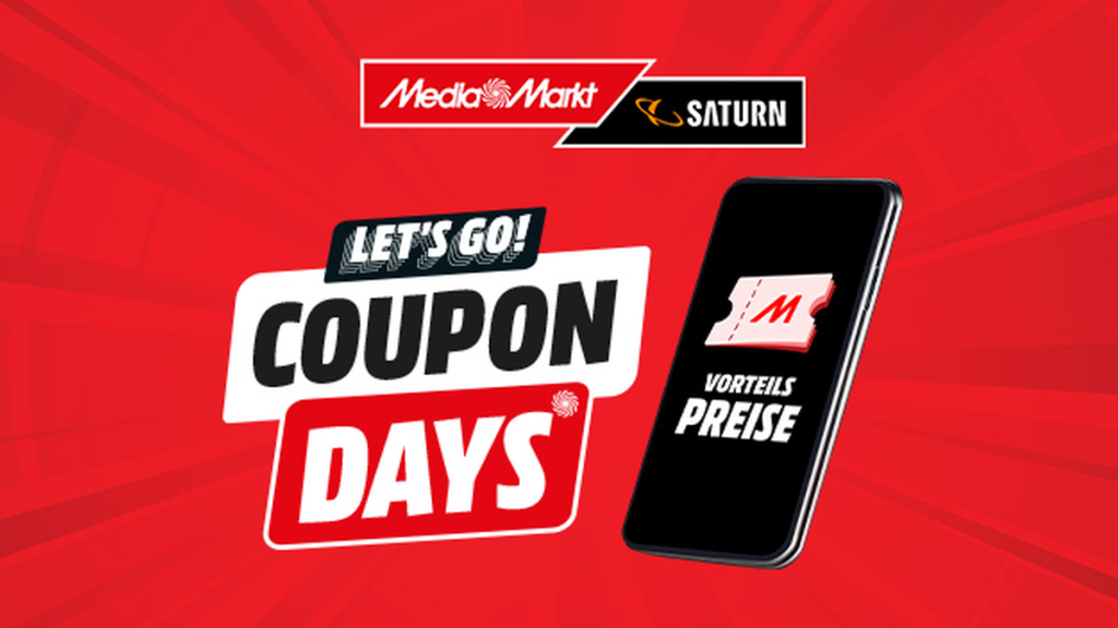 mediamarkt coupon days diese rabatte sind nur noch heute fuer alle mymediamarkt kunde guetig | MediaMarkt Coupon Days: Diese Rabatte sind nur noch heute für alle myMediaMarkt-Kunde gütig |